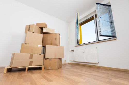 Team collecting bulky furniture from a local property