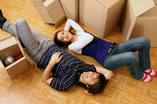 Man and van service transporting household items in East London